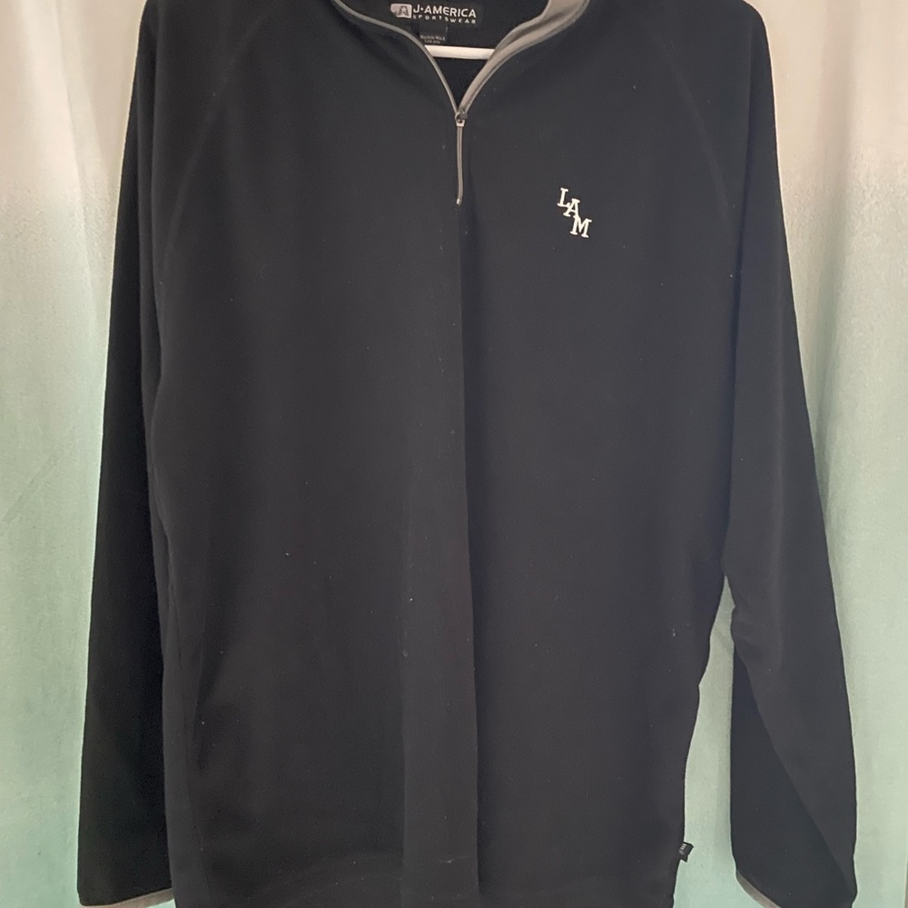 Small black fleece quarter zip sale!